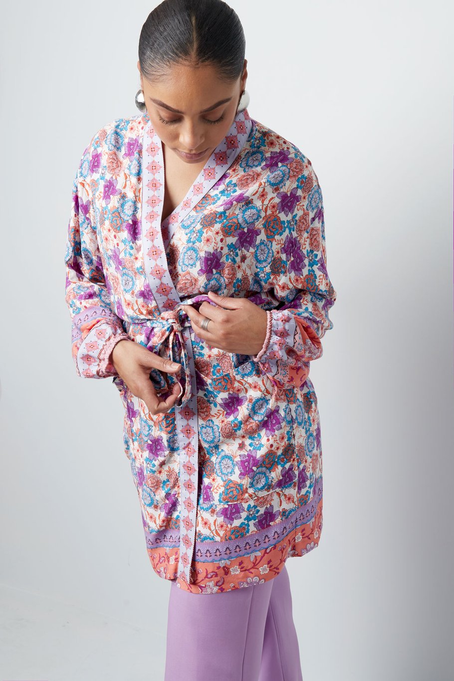 Kimono good vibes - morado Imagen4